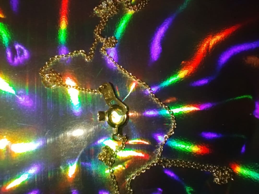 K18 スタージュエリー　横並び3ダイヤ ネックレス 0.03ct