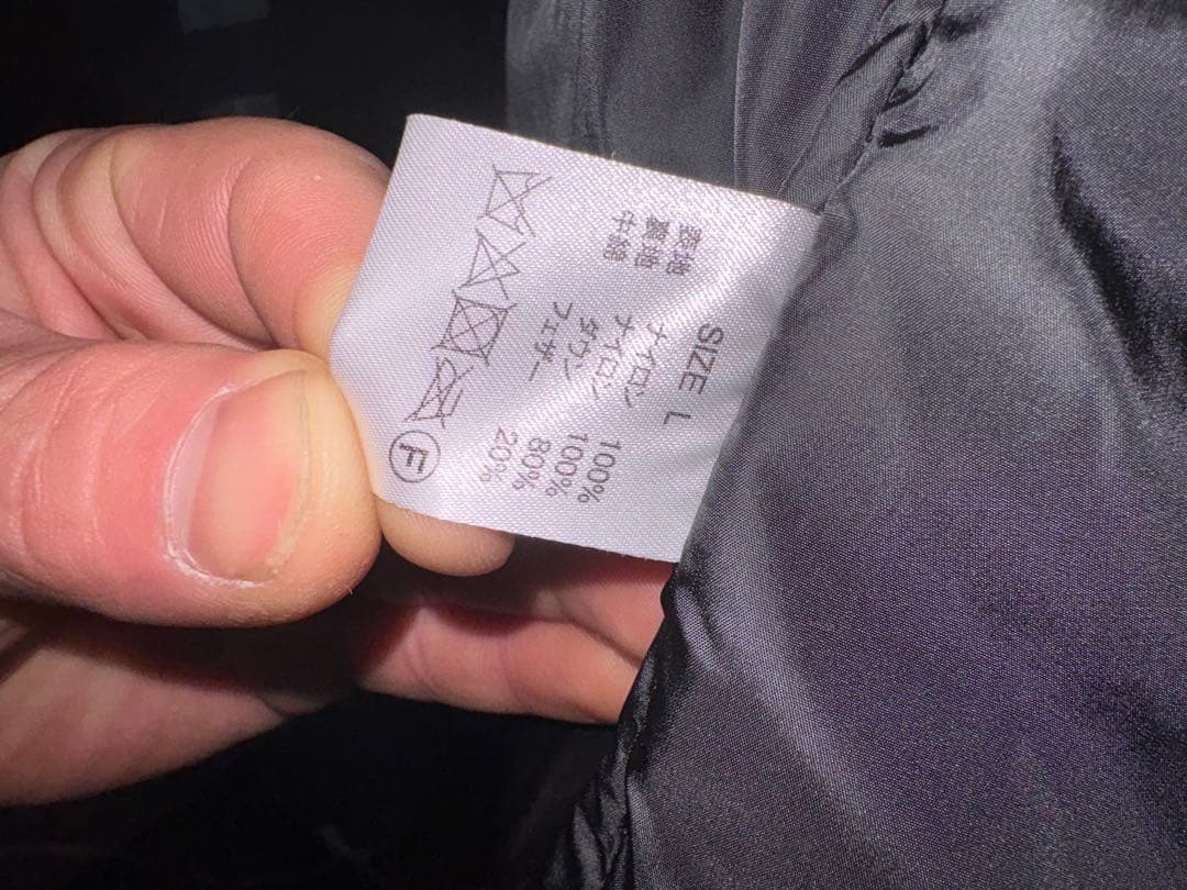 ナンガ　BackChannel ブラック ダウンベスト Lサイズ