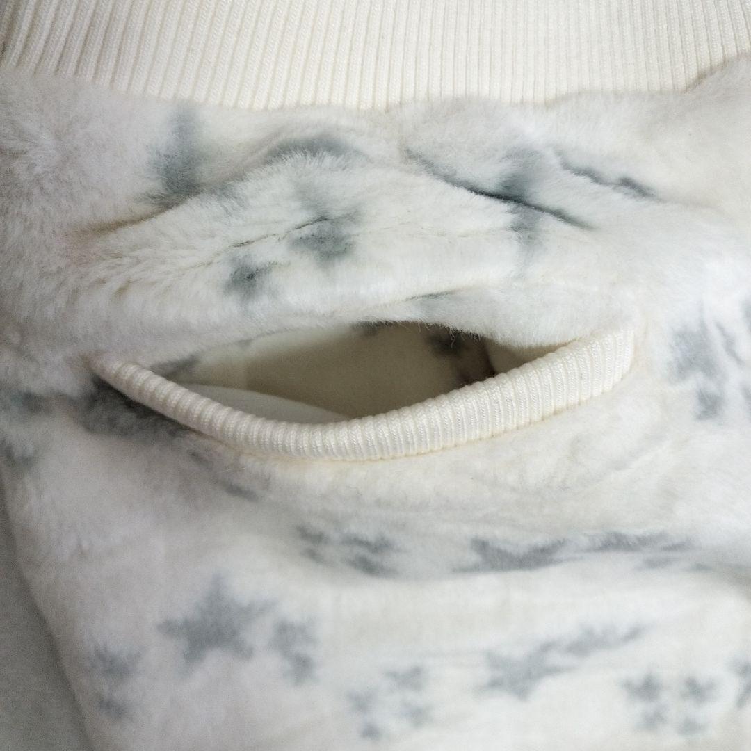 ふわふわ暖かいファー素材セットアップ ベスト＆スカート星柄Callaway