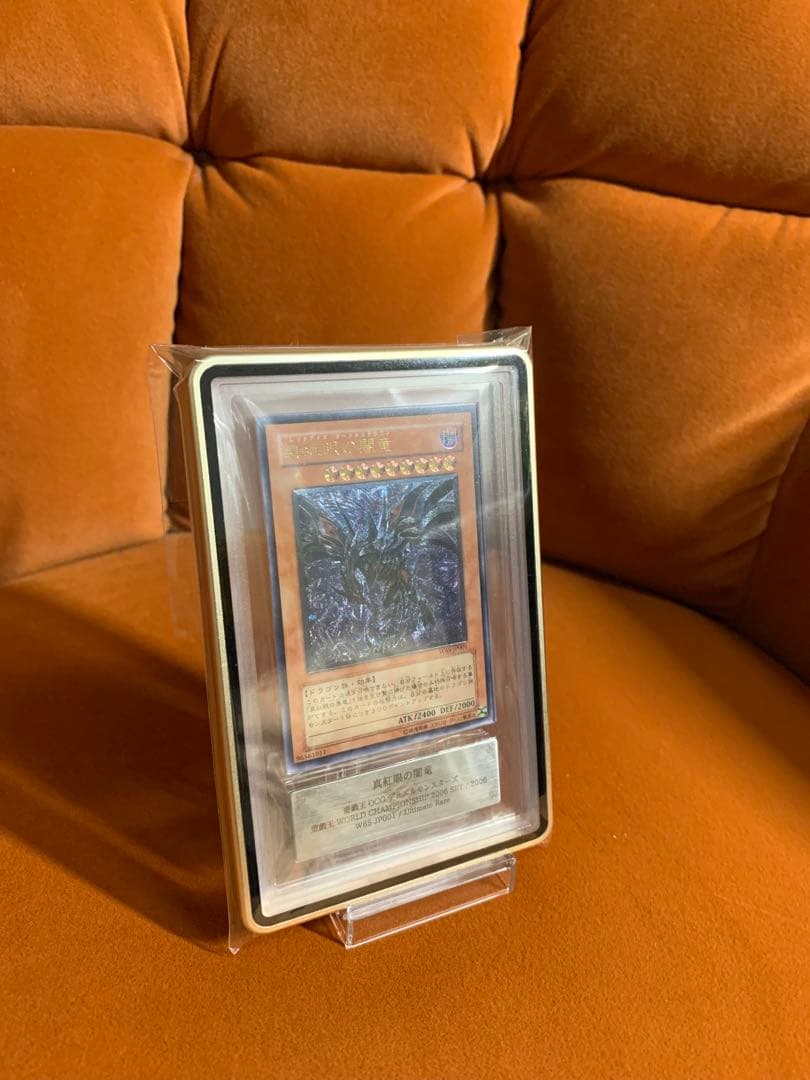 ARS10+ 鑑定書付き 真紅眼の闇竜 レッドアイズダークネスドラゴン レリーフ