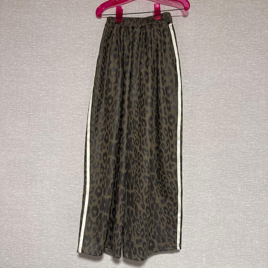 パンツ Leopard Luxe track PT/beige