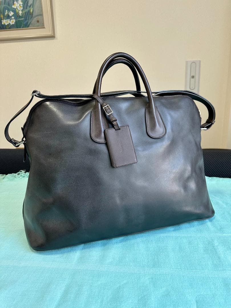 Valextra ヴァレクストラ マイロゴ ボストンバッグ 旅行カバン