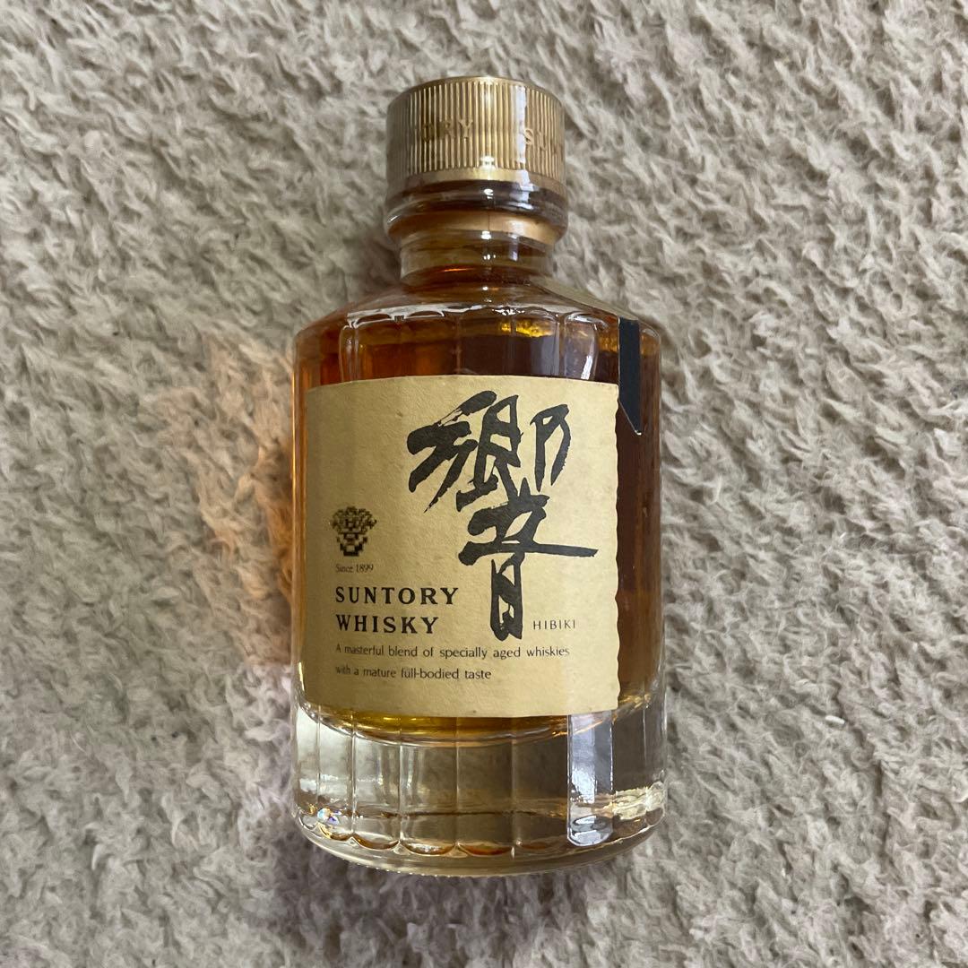 旧ラベル　サントリー【響】ミニボトル　ゴールドキャップ　古酒　ウイスキー値下げ