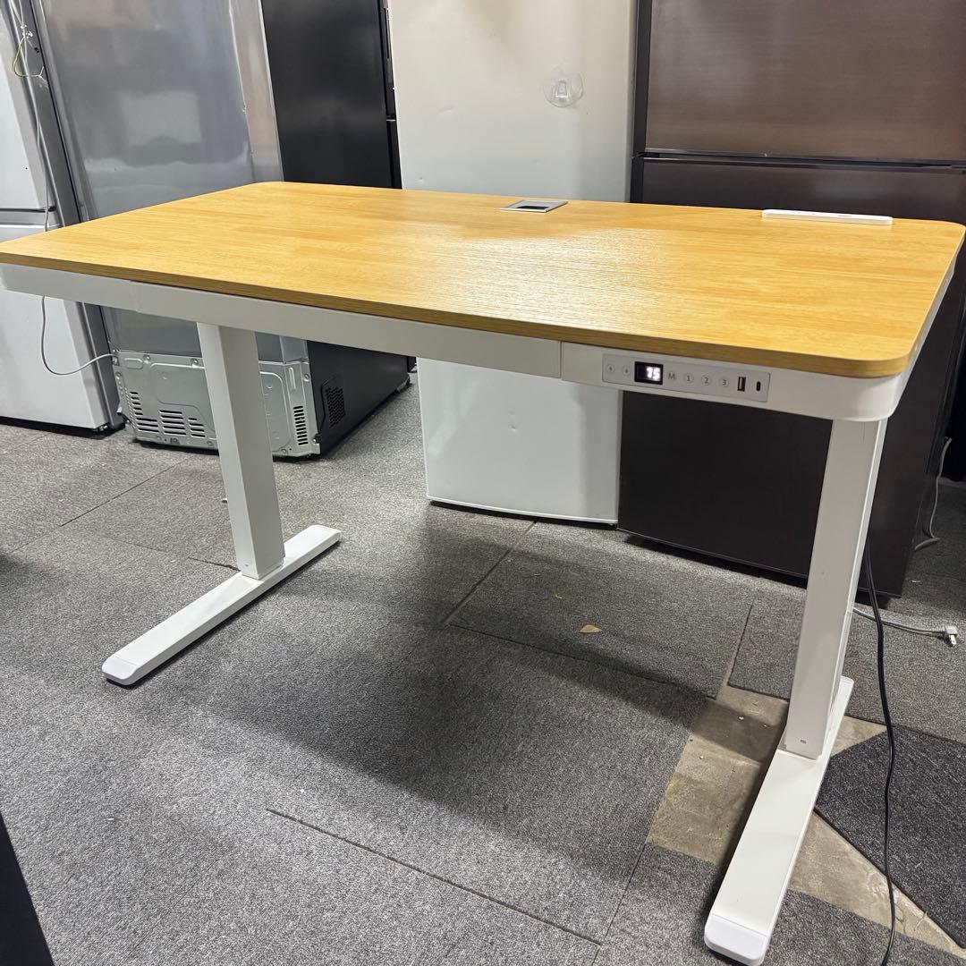 a*e様 LSTLIFE 電動昇降デスク コンセント 引き出し付き 120×60
