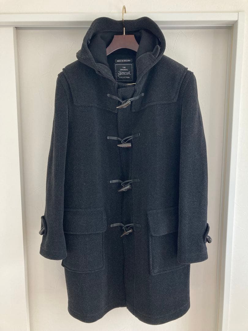 グローバーオール Gloverall ダッフルコート XL ヘリンボーン
