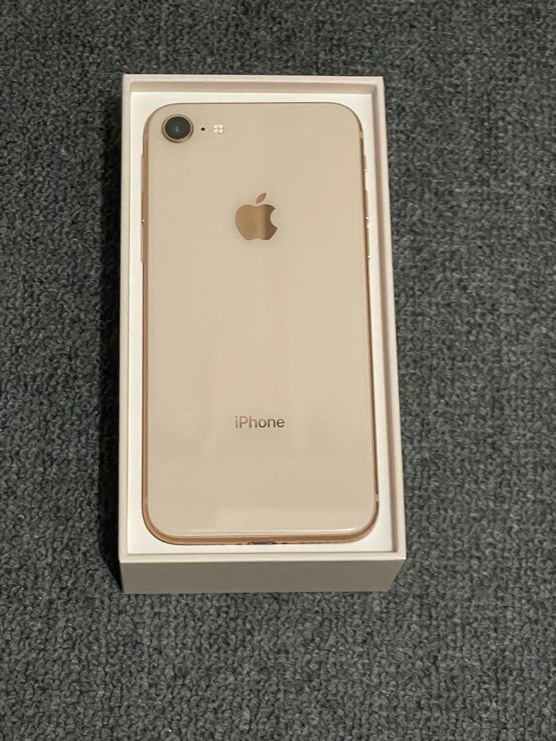 iPhone 8 64GB ゴールド SIMフリー 箱・充電器付き