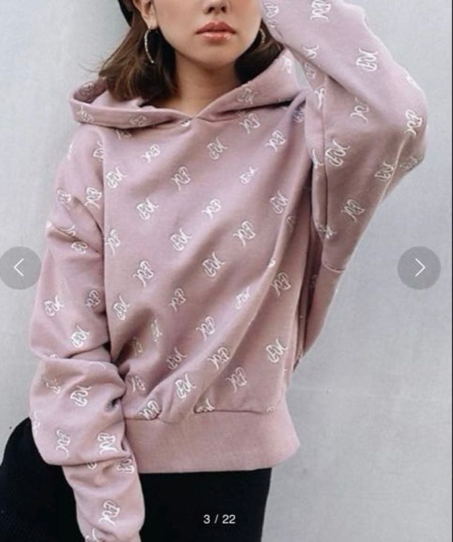 eimyistoire eimyclassic monogramパーカー ピンク