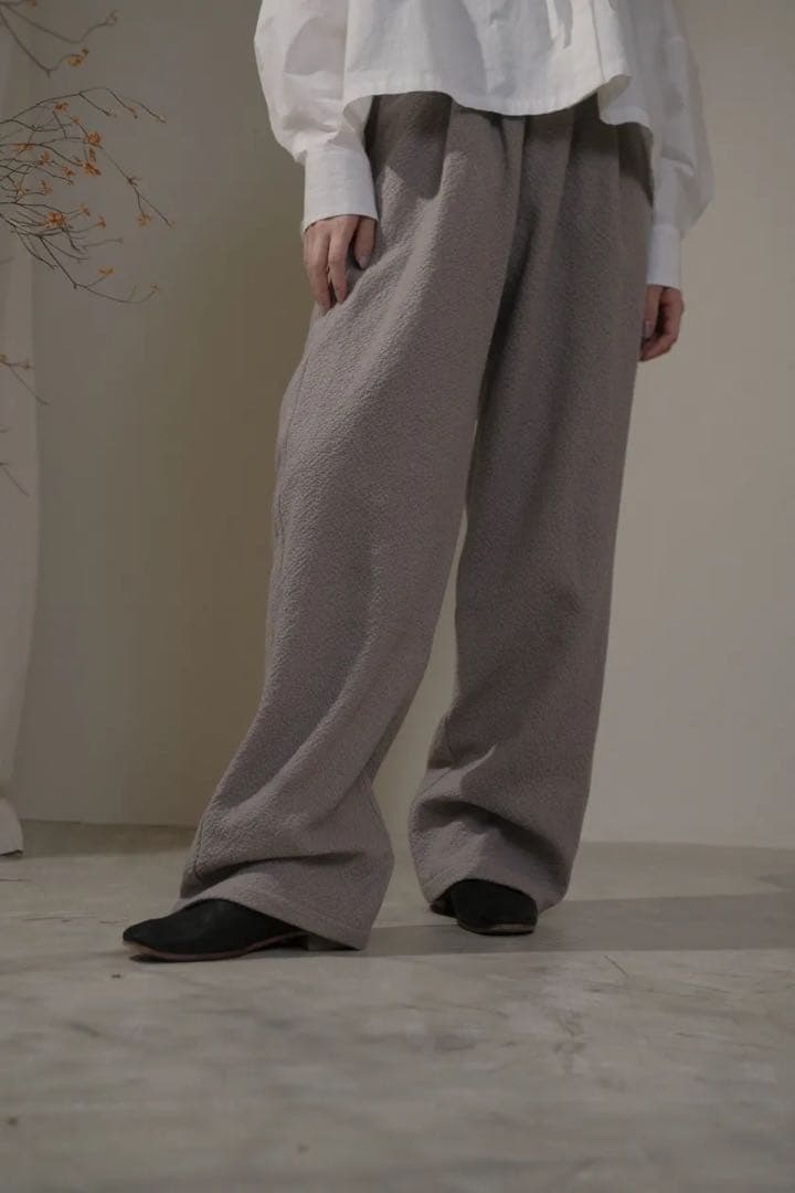 evam eva ワイドパンツ　リゼッタ　art&science