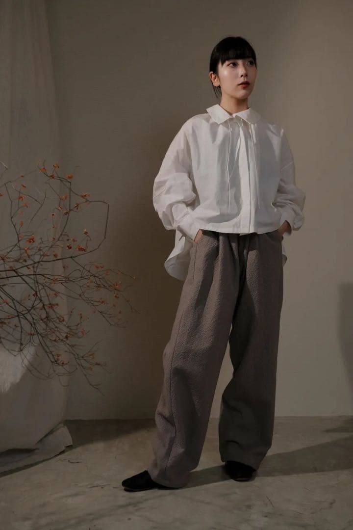 evam eva ワイドパンツ　リゼッタ　art&science