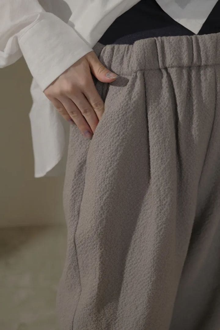 evam eva ワイドパンツ　リゼッタ　art&science