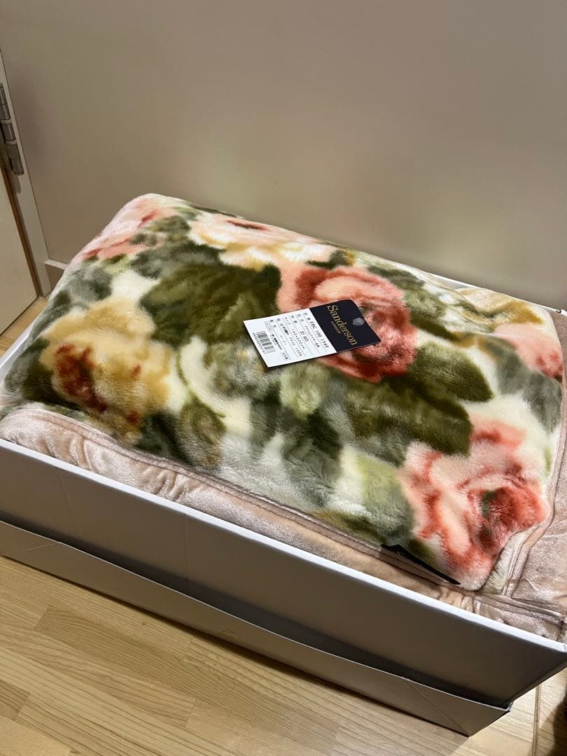 Sanderson サンダーソン アクリルマイヤー毛布 西川産業 日本製