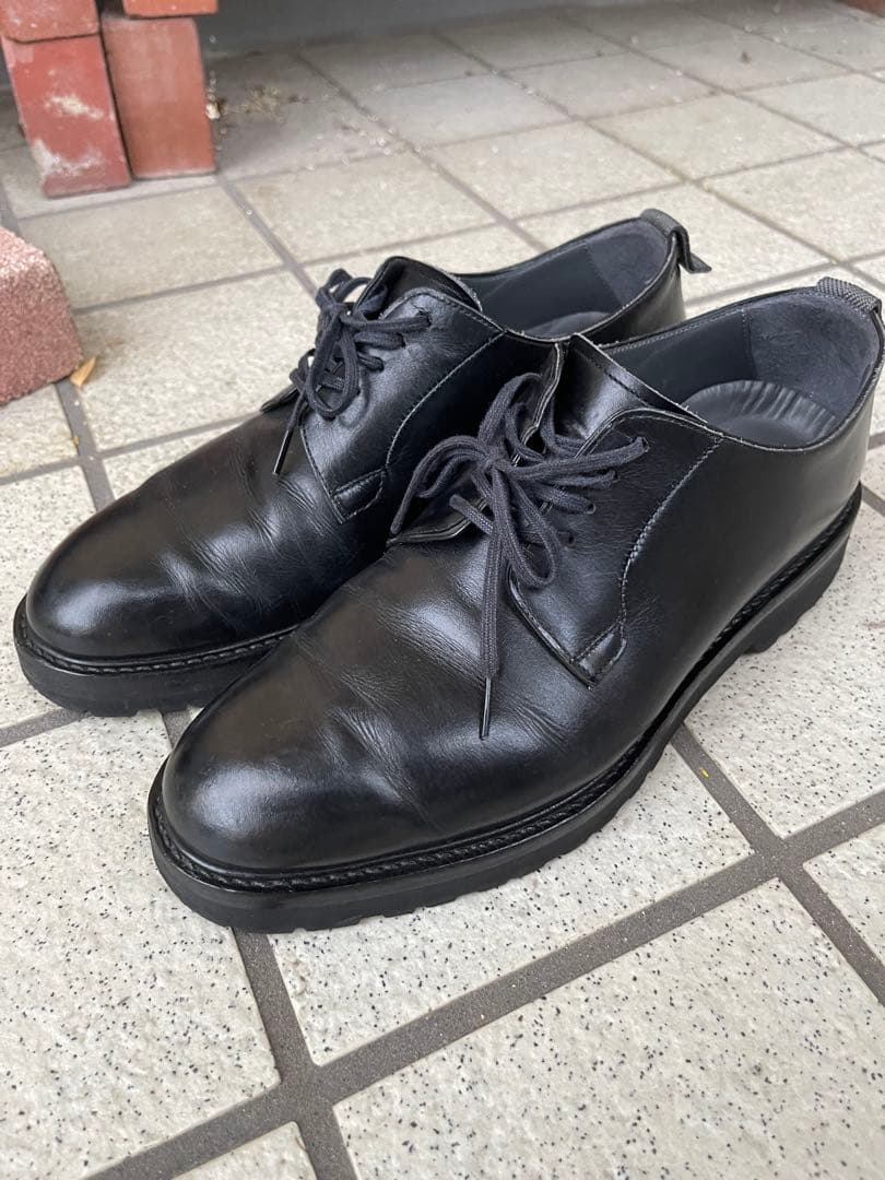 WH ダブルエイチ26cm プレーントゥ干場スペシャル　ブラック