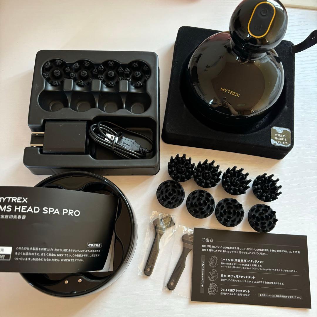 MYTREX EMS HEAD SPA PRO 美顔器　ブラック【美品】