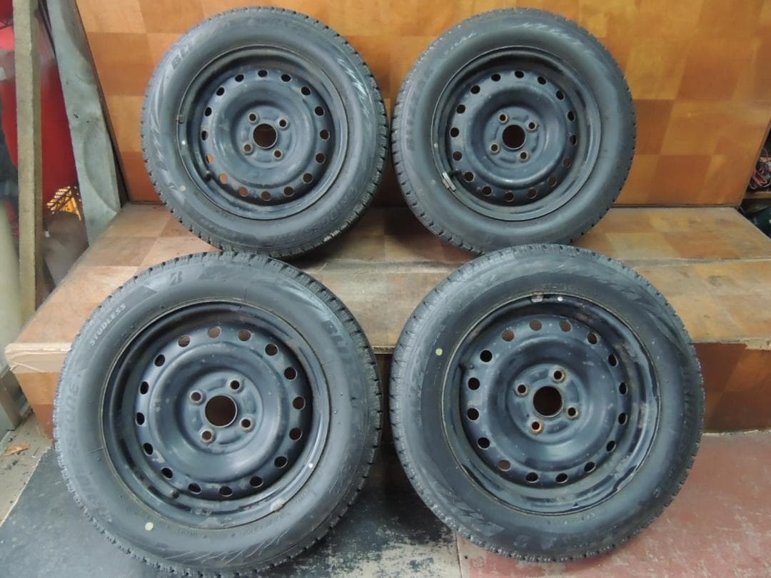 T791　165/65R14　ブリヂストン　スタッドレス　4本　サビ有り