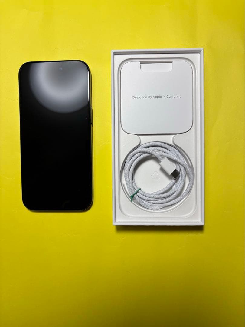 【美品！初期化済！】iPhone 15 128GB ブラック SIMフリー