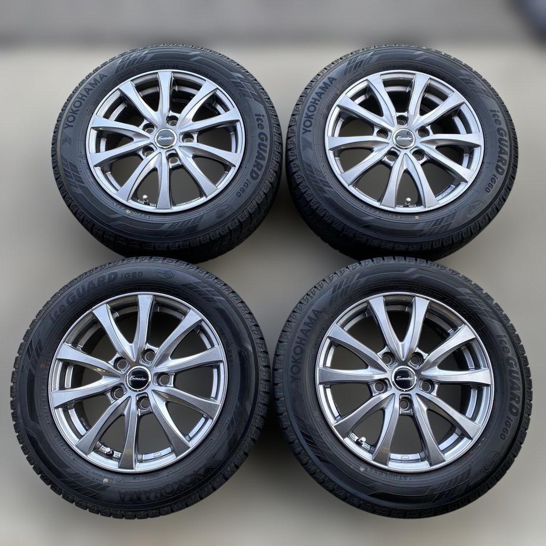 中古バリ溝ヨコハマスタッドレスセット185/65R15現行フリード 送料無料
