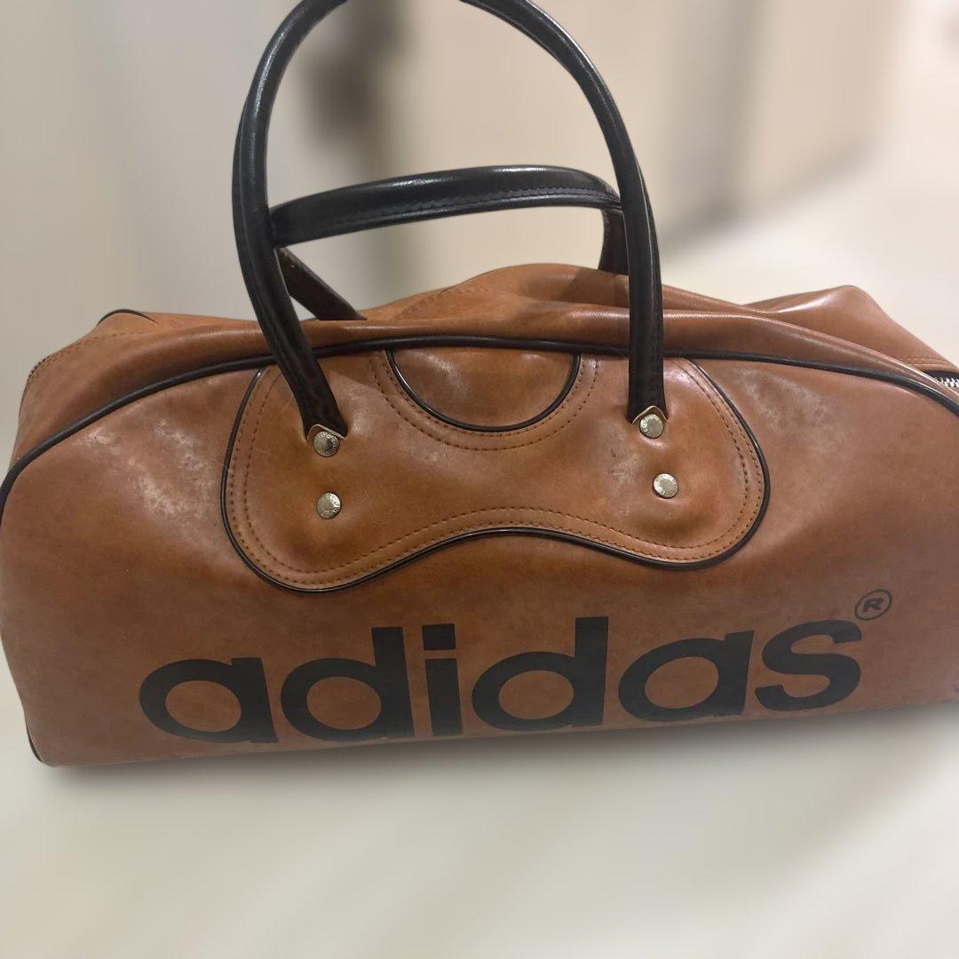 銀*D様 adidas ヴィンテージボストンバッグ　1970年代