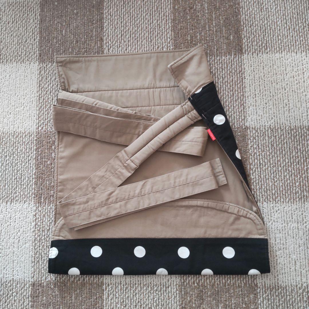 ☆おんぶもっこ　水玉もっこ moocco 水玉模様 ベージュ　おんぶ紐 ドット柄