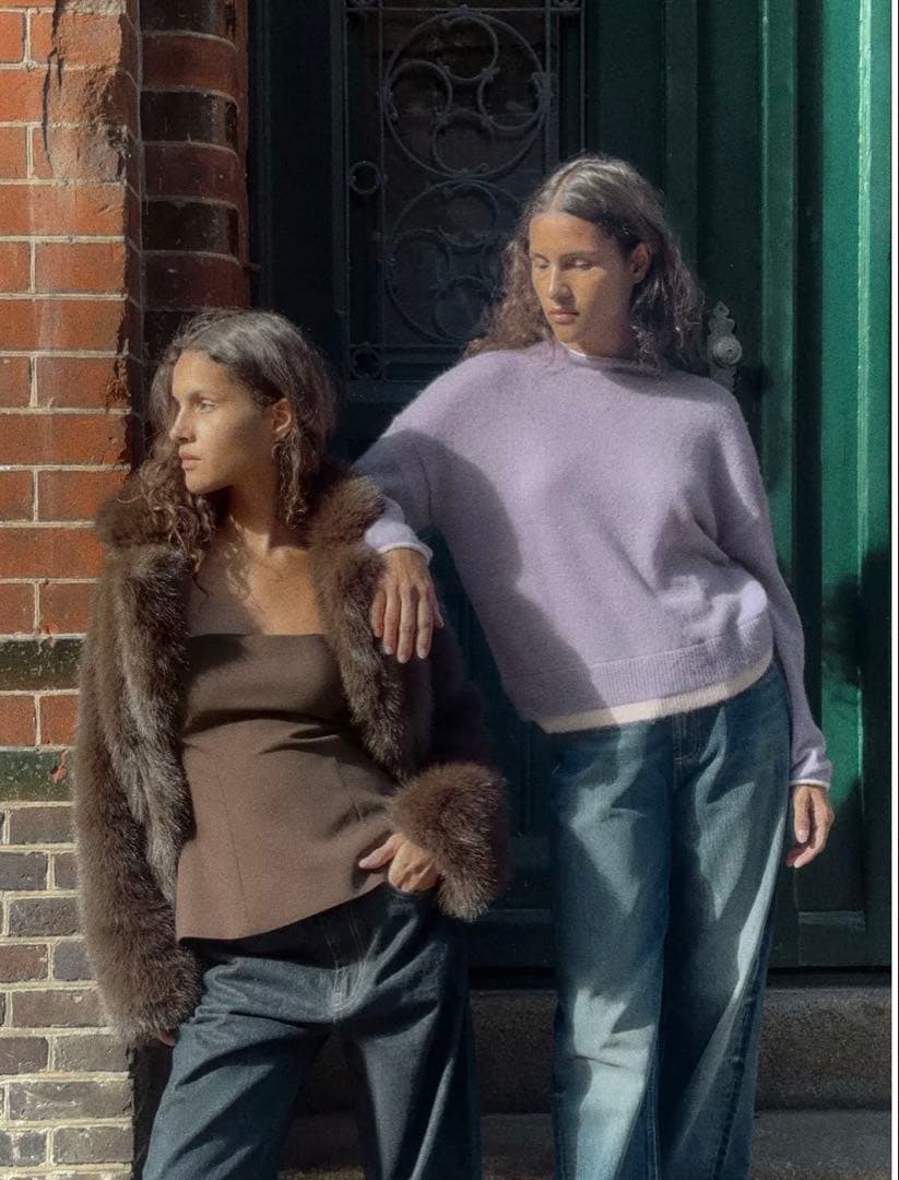 ZARA ショート フェイクファーコート タバコ色 新品