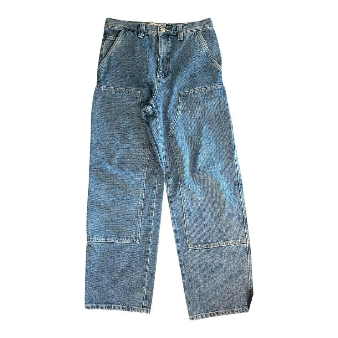 パンツ STUSSY double knee denim pant W28