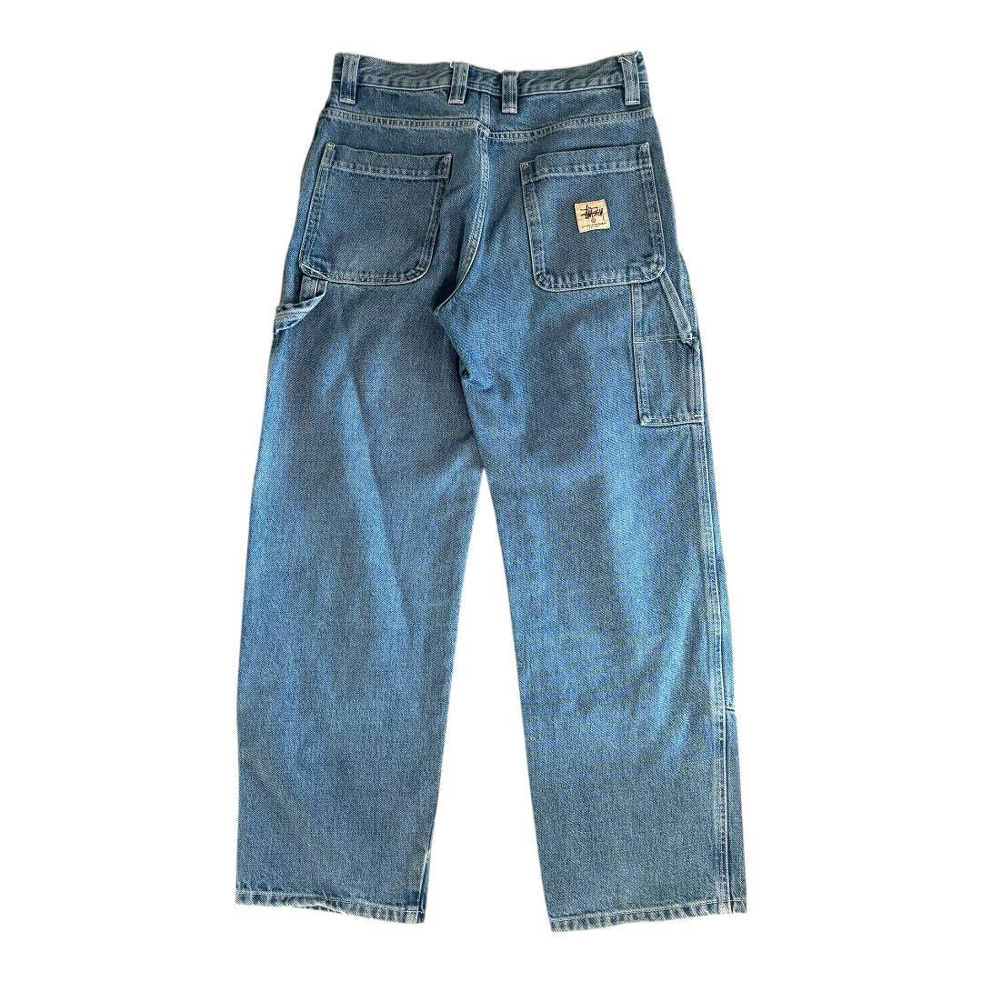 パンツ STUSSY double knee denim pant W28