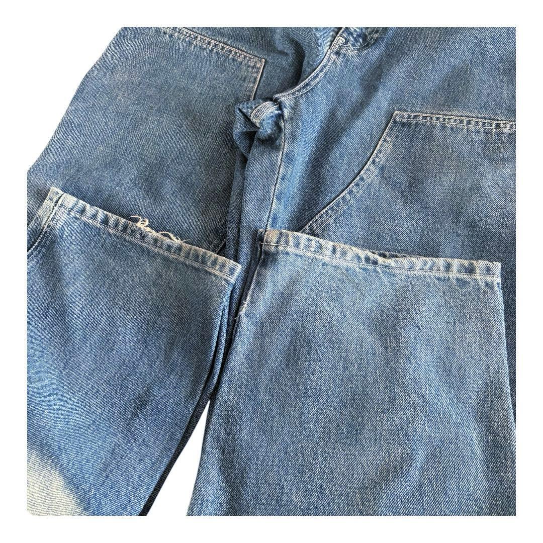 パンツ STUSSY double knee denim pant W28