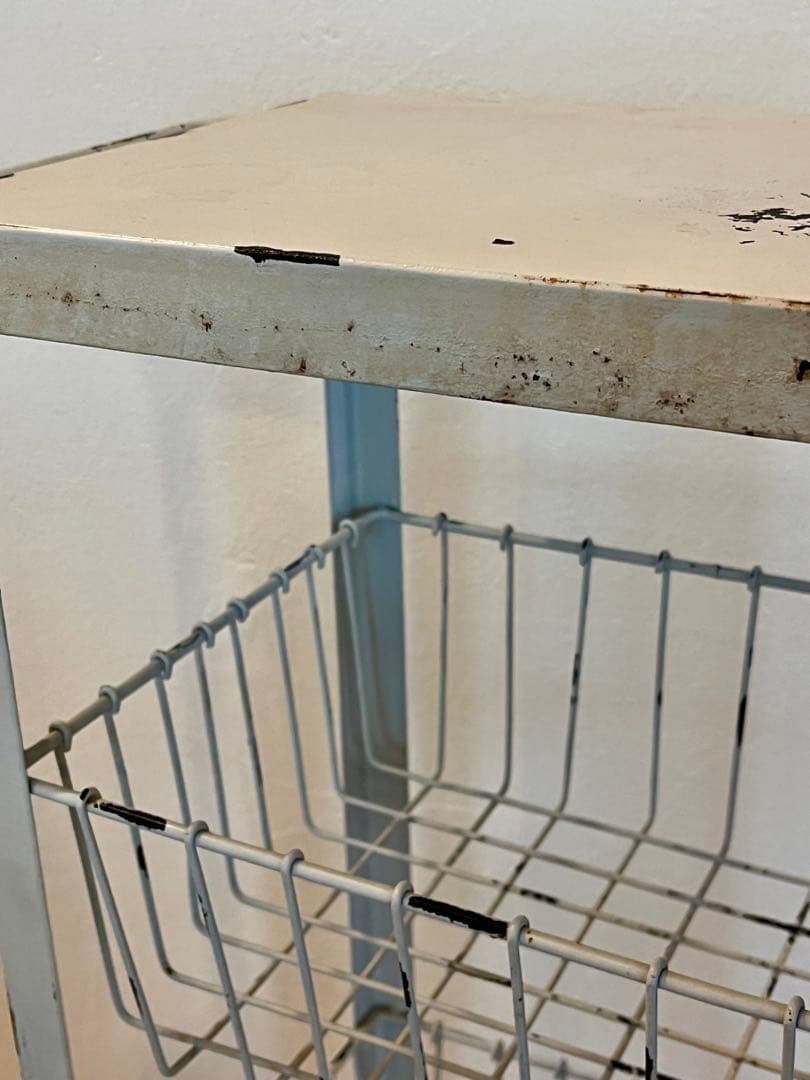 【シャビー キャスターワゴン／アイアンワゴン】