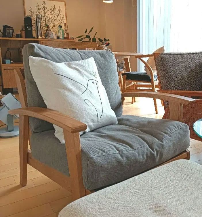 【アーバンリサーチドアーズ】ソファ 1P オーク無垢材