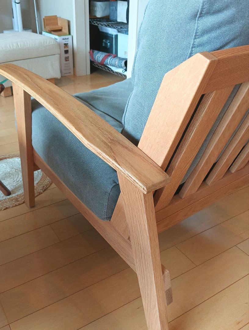 【アーバンリサーチドアーズ】ソファ 1P オーク無垢材