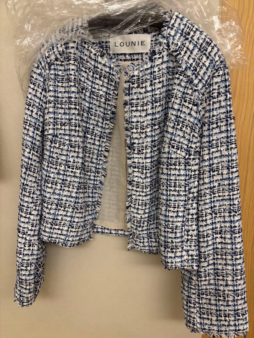 【未使用】ルーニィ　ツイードジャケット　38サイズ