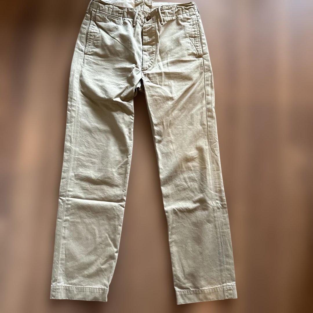 【値下げ！】RRL ダブルアールエル　コットン オフィサーズ チノ　 ベージュ