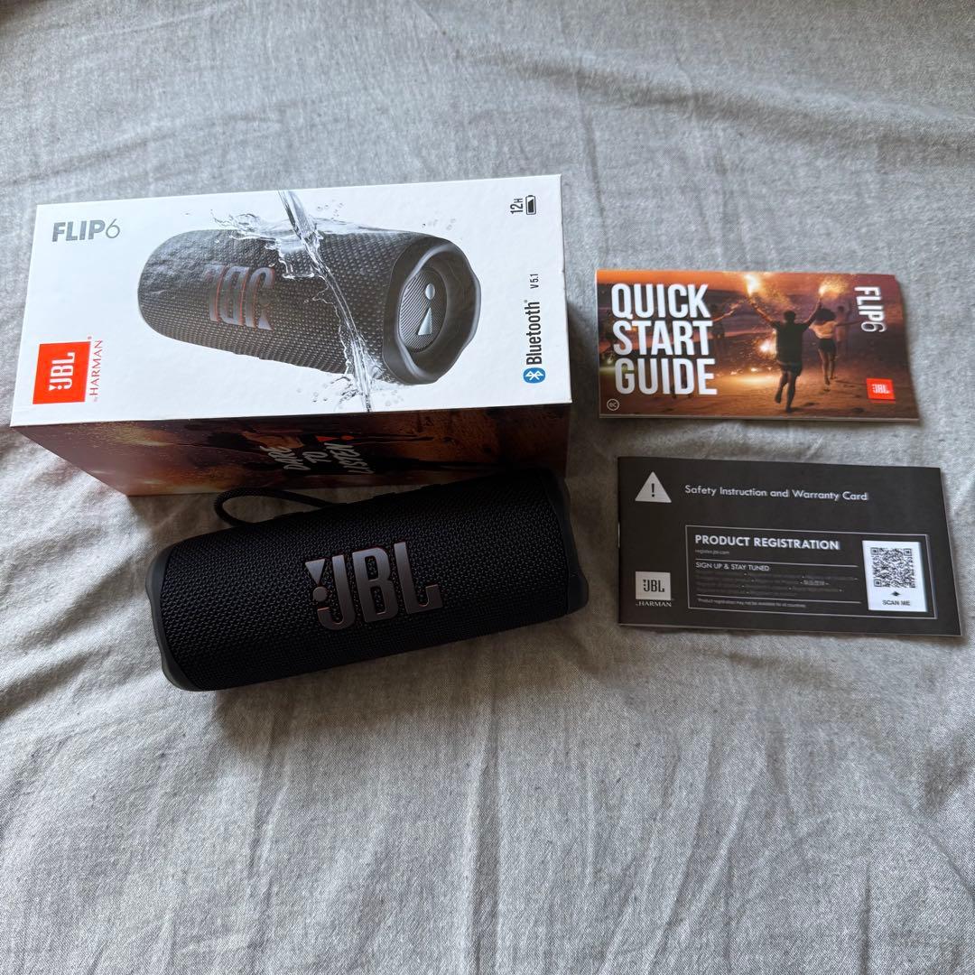 JBL flip6 ワイヤレススピーカー　ブラック