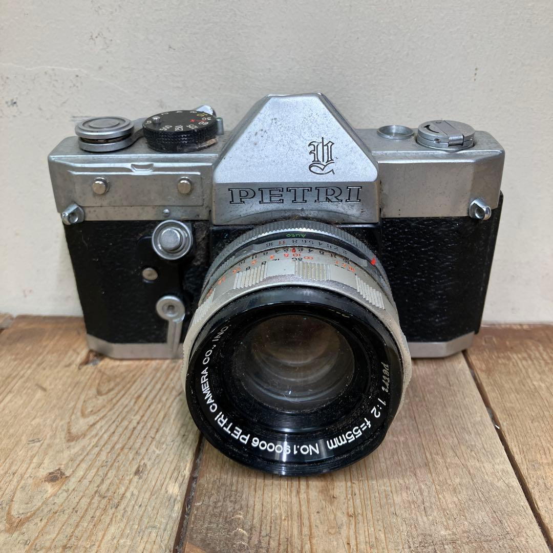 A-壁 ジャンク ペトリ V6 一眼レフ フィルムカメラ オールドレンズ 希少