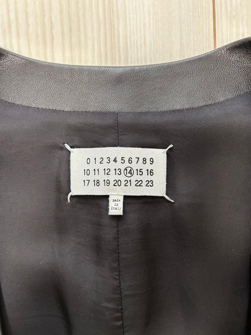 k*k様 ぱ*ぱ様 Maison margiela ノーカラージャケット 46