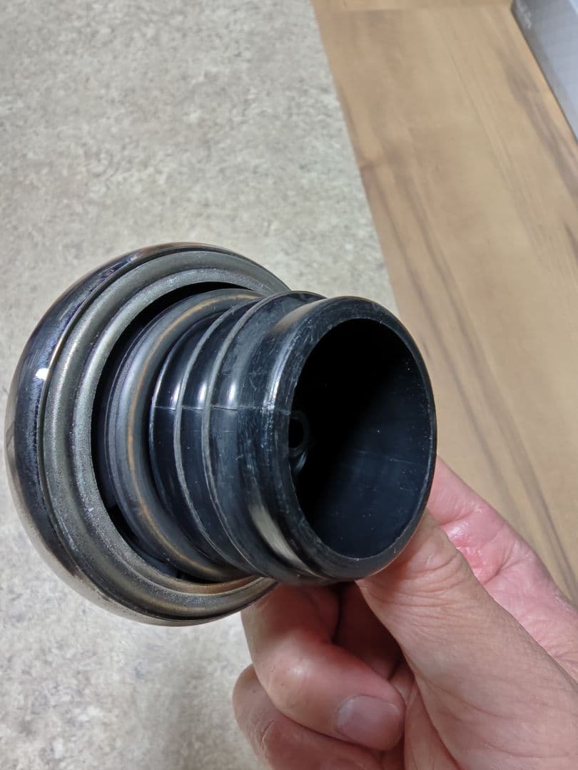 Harley-Davidson タンク　キャップ　七宝焼　白　中古