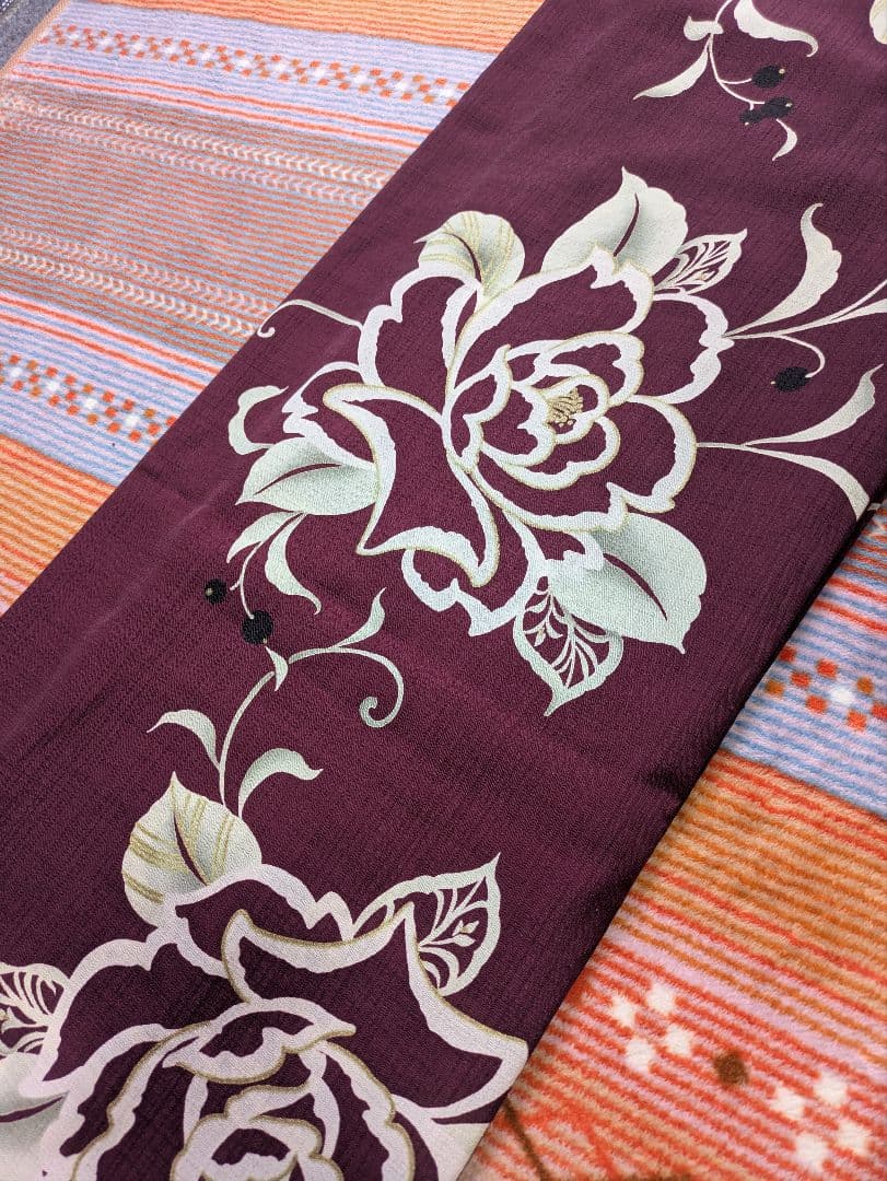 NICOLE 浴衣 ワインレッド