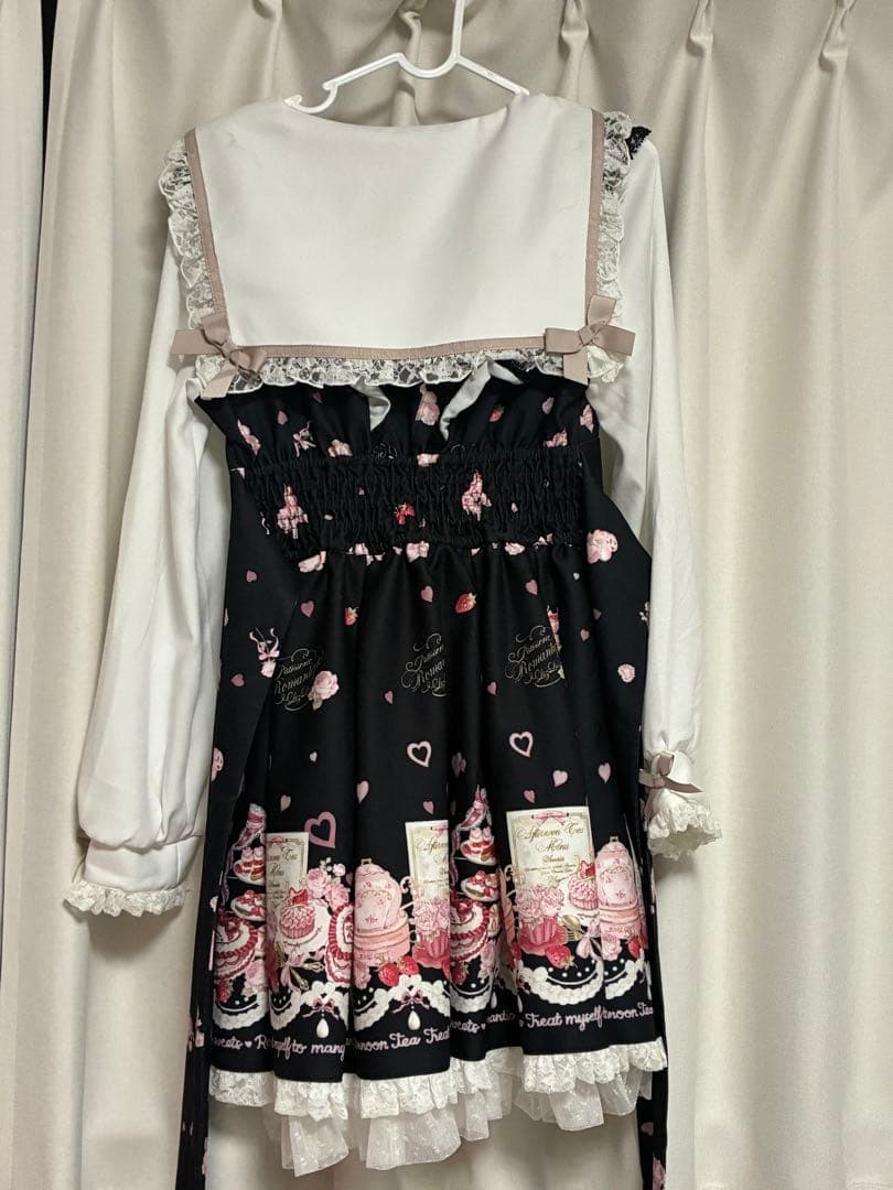 LIZLISAMany Hearts Afternoonteafea柄ワンピース