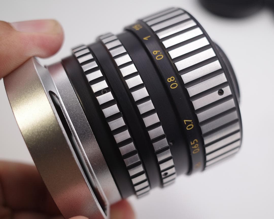 68 【希少】　後期ゼブラ　未使用　ぐるぐるボケレンズ　ヘリオス44-2　M42