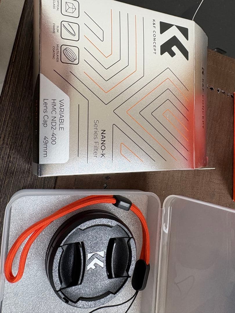 SONY E50mm F1.8 OSS レンズ K&F可変NDフィルターセット