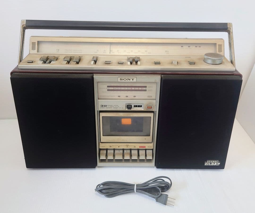 ラジカセ ZILBAP ジルバップ CFS-V8　 ジャンク