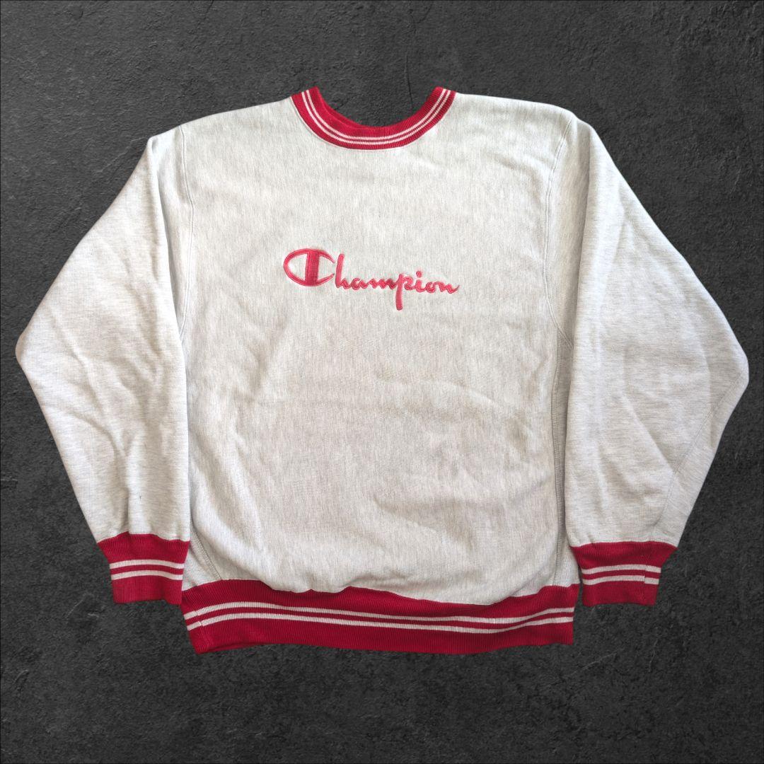 90s USA製 リバースウィーブ 刺繍タグ スウェット チャンピオン XL