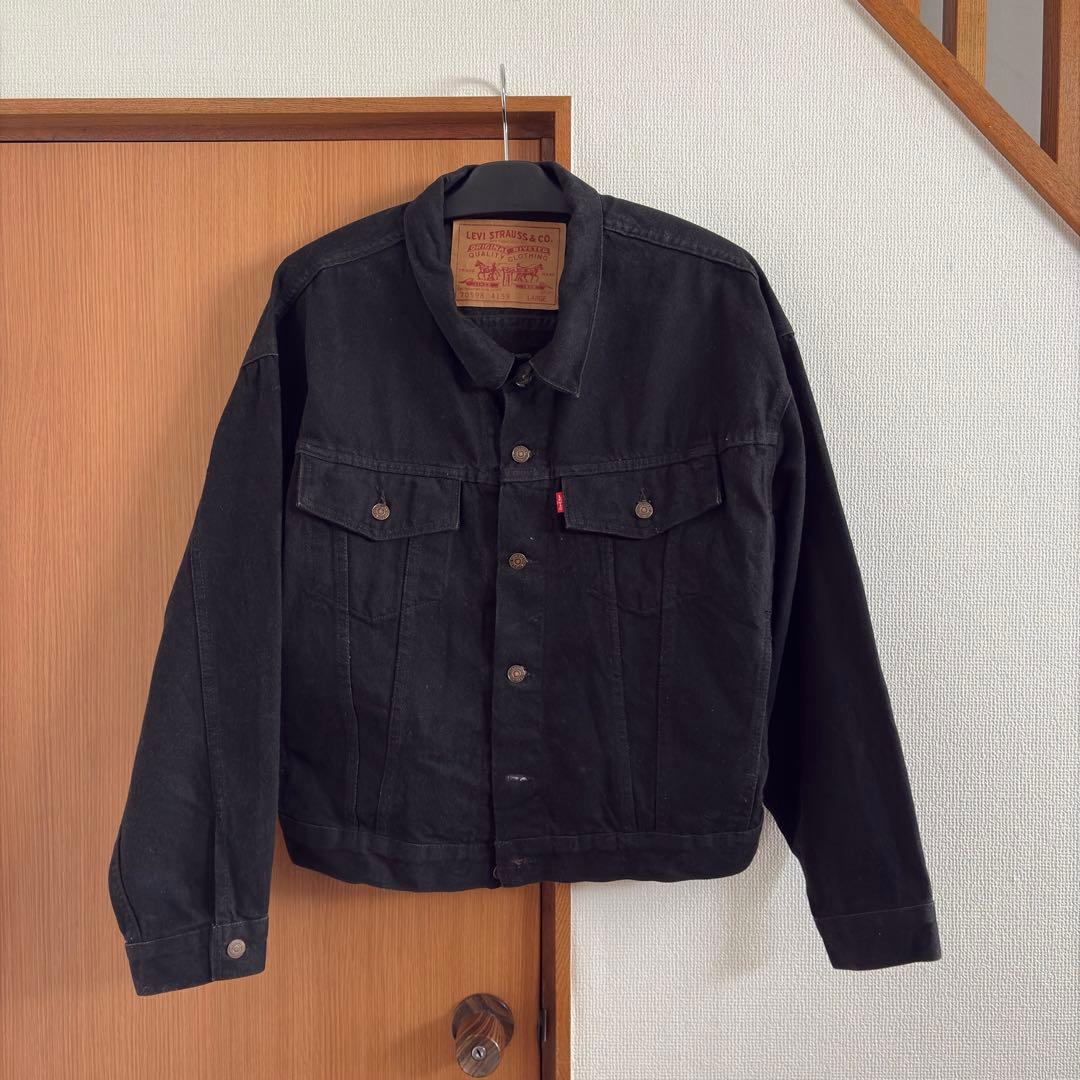Levi's リーバイス 70598 4159ブラックデニムジャケット