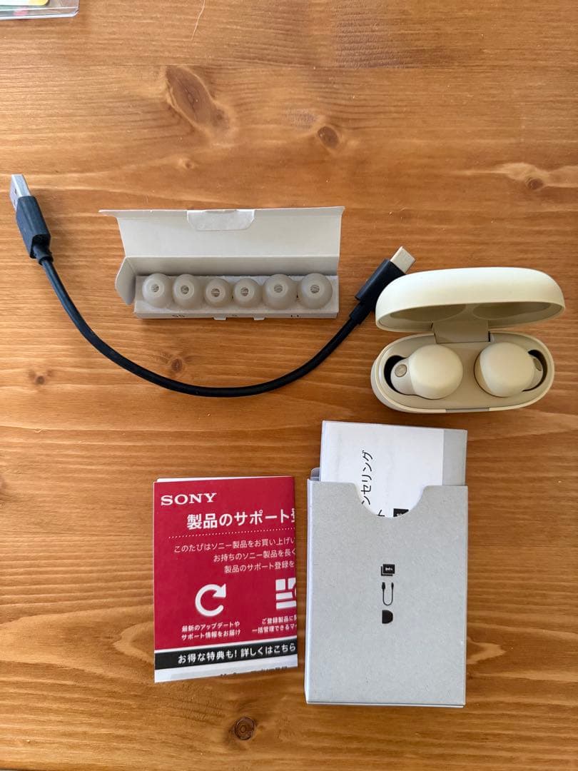 【ほぼ未使用】SONYワイヤレスノイズキャンセリングイヤホンLinkBudsS