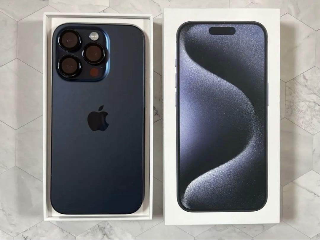 Apple iPhone 15 Pro ブルーチタニウム 256GB 本体