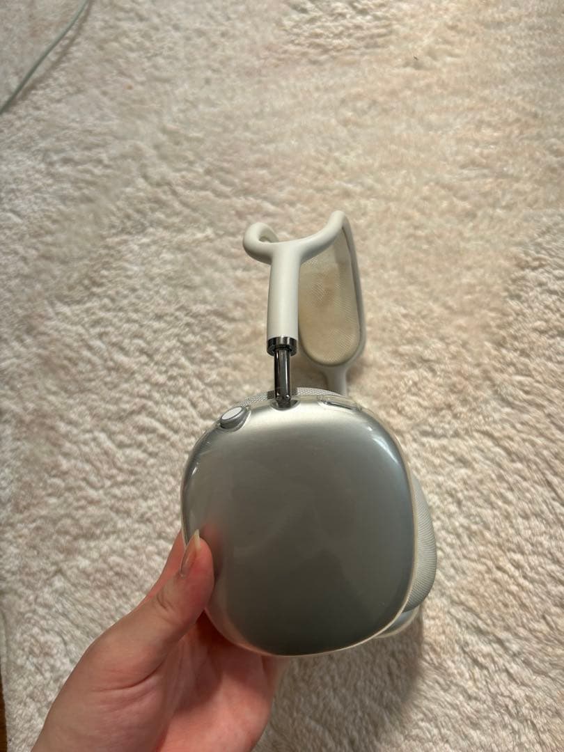 AirPodspromax ノイズキャンセリング ワイヤレスイヤホン シルバー