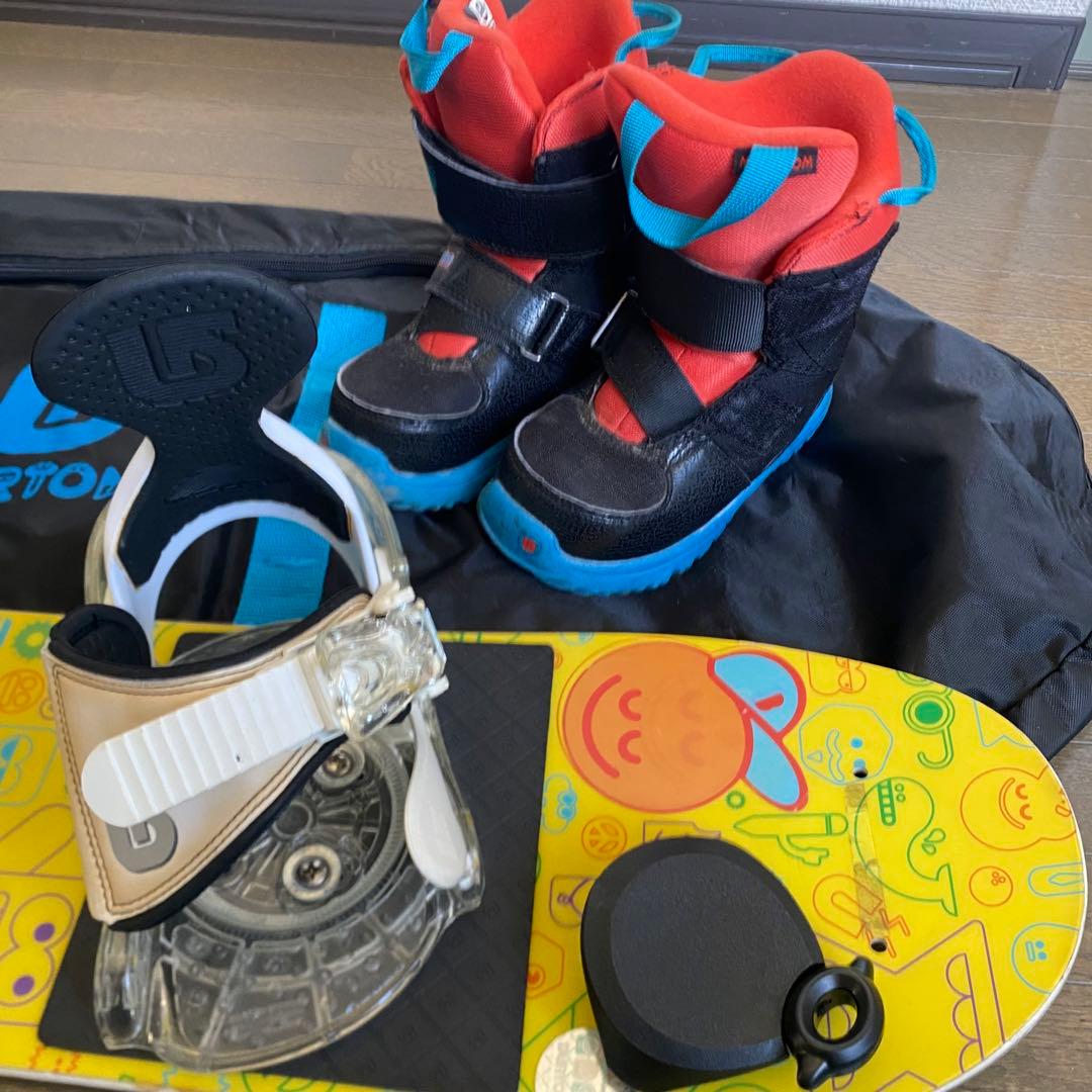 バートン　キッズ　 スノーボード3点セット　90