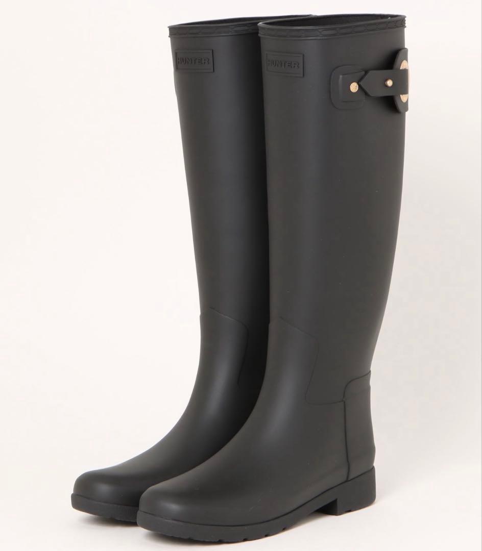 HUNTERレディース リファインド アイレットバックル トールブーツ