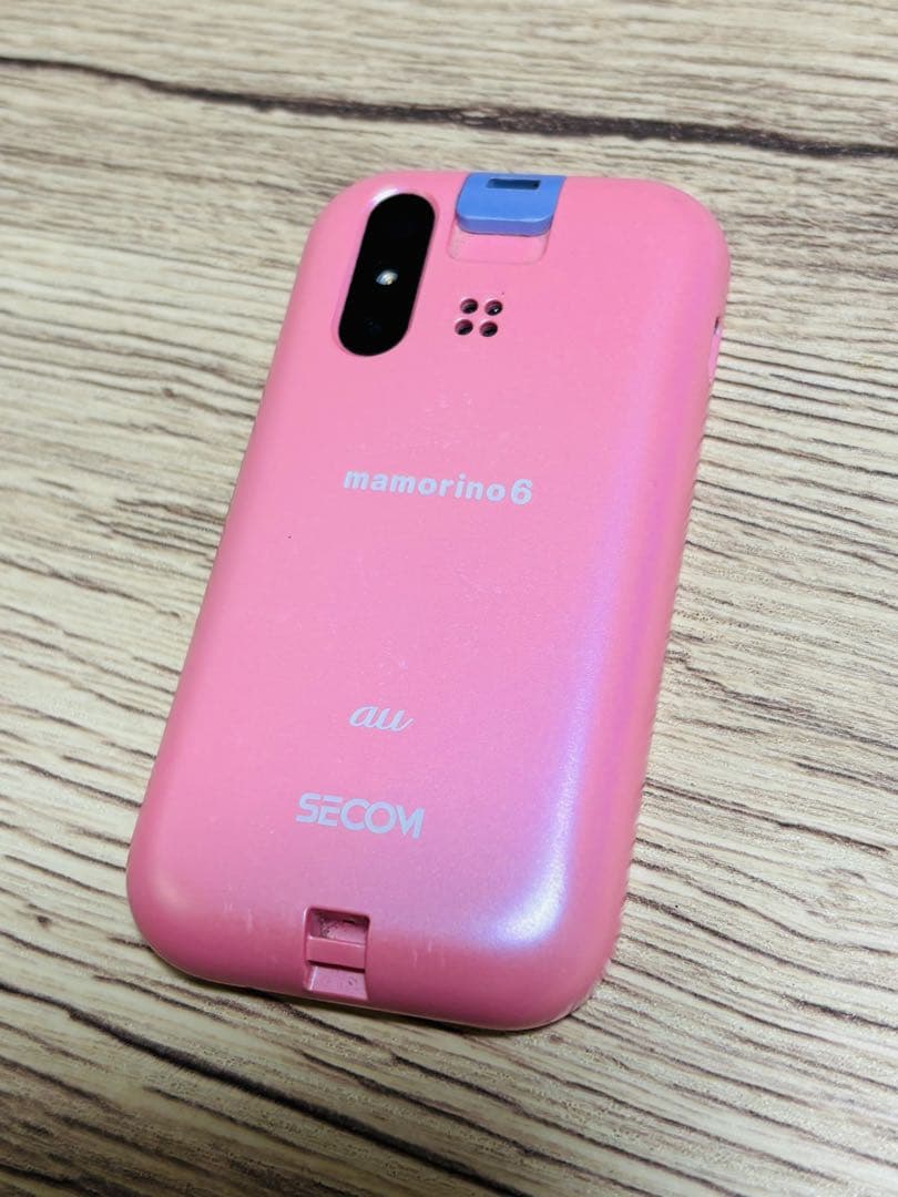 ア*定様 mamorino6 ピンク　au 本体のみ