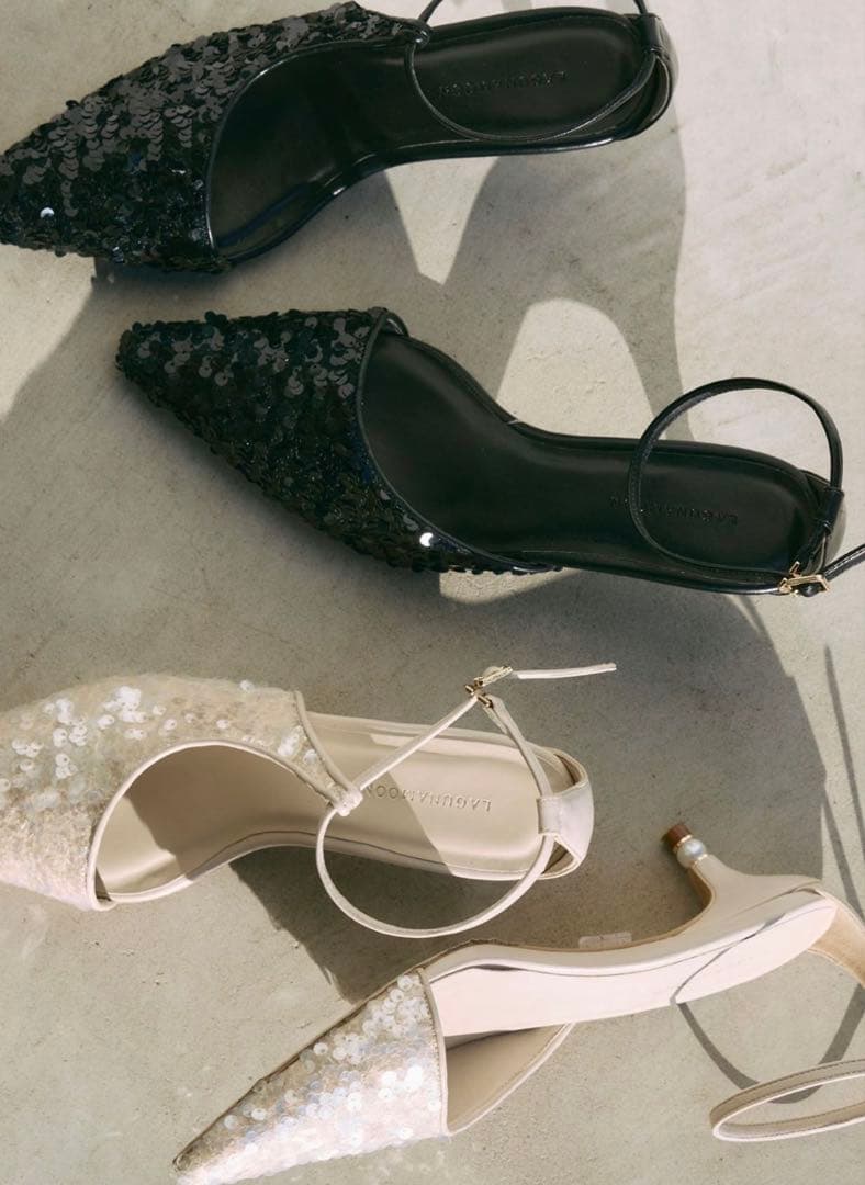 LADYスパンコールパンプス M