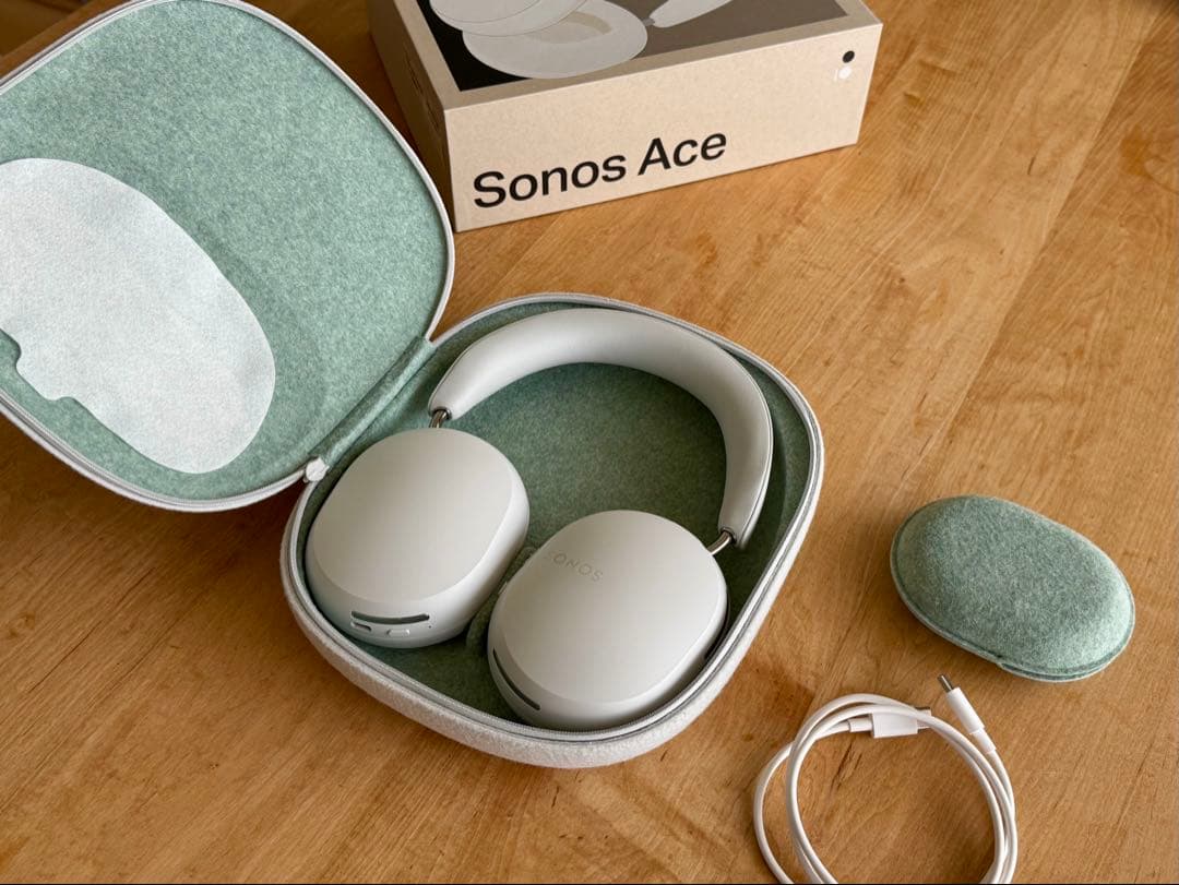 【美品】sonos Ace ワイヤレスヘッドホン　ホワイト